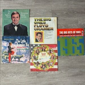 Assorted Vintage Vinyl Record Collection